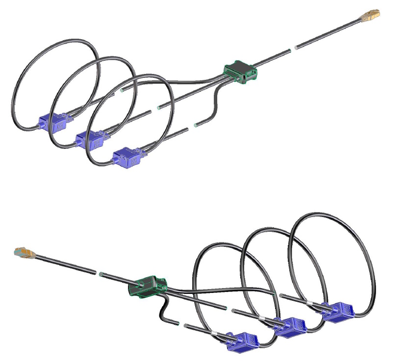 ART integrated 3 phase rogowski coil