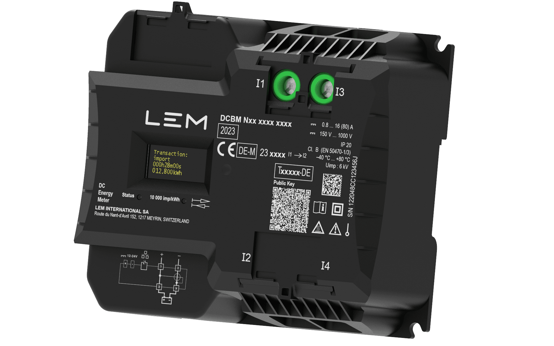 DCBM 100 dc meter for wallbox